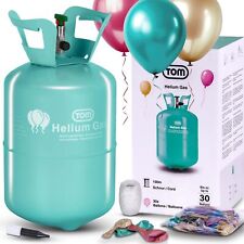 Helium Ballon Gas 7 Liter inklusive 30 Luftballons und 100m Schnur Party Ballons
