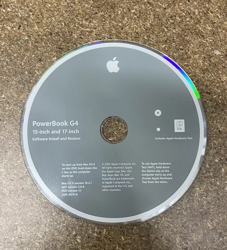 Apple powerbook software - apple, g4