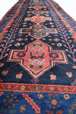 Gereinigter Perserteppich handgeknüpft, KOLIAI Teppich Läufer Galerie 470x133 cm