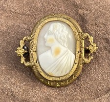 Biedermeier Brosche mit