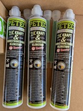 PETEC 2K Klebstoff 94429 | Kraftkleber schwarz | Elastisch Dynamisch Belastbar