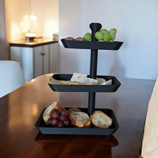 3-stöckige Etagere für Küche & Wohnzimmer – Modernes Serviergestell mit