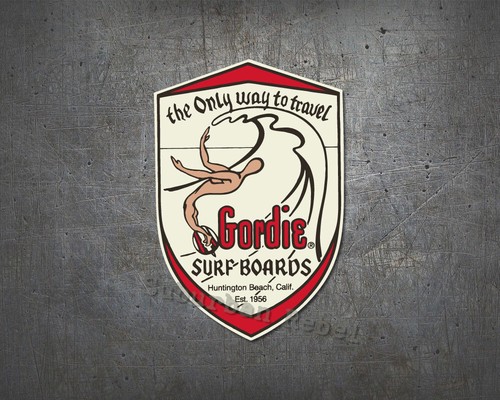 Gordie surf boards aufkleber - gordie,