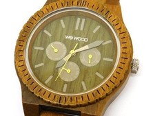 WeWood Herren Holz Quarz Uhr 45mm Gebraucht Top Zustand Aus Japan