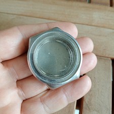 Junghans Navy Quartz Ref. 10/4760 Cassa, Case, GEBRAUCHT St.Steel - für Ersatzteile