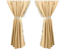 Beige vorhänge und - beige,