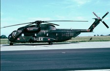 Original aircraft slide/Flugzeugdia:  CH-53G  84+55  HFR25, Laupheim`92  / K64
