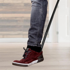 3x extra langer Schuhlöffel OMSORG schwarz