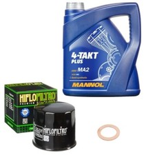 Suzuki RF 600 R GN76B 1993, MANNOL 10W40 4L, HiFlo Ölfilter Set
