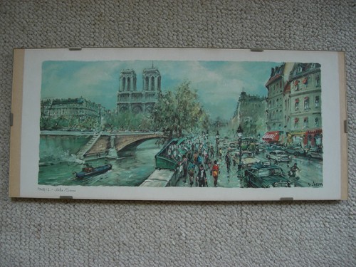Altes bild antik paris - altes, notre