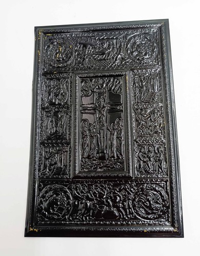 Kreuzweg buchdeckel messing - buchdeckel,