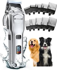 Oneisall Leise Hundeschermaschine dichtes Fell IPX7 Wasserdichtes Schermaschine