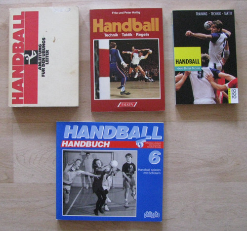 Auswahl handball lehrbücher - handball,