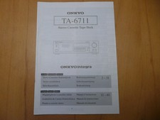 Onkyo TA-6711 Cassetten Tape