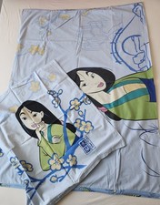 2x  Vintage Bettwäsche Disney  Mulan König der Löwen