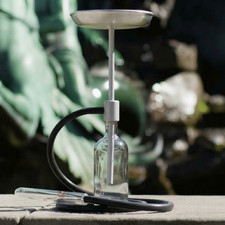 Shisha.ink Wasserpfeife für Absolut Flaschen 0,7 - 1,5 Liter mit Schraubgewinde