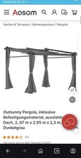Pergola outsunny 2.95 m x 2.95 m