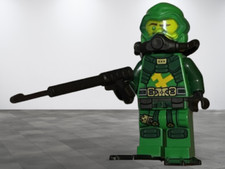 Lego® Minifigur njo702, Ninjago Seabound Lloyd Scuba Diver Taucher Harpune Hydra