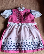 dirndl kinder 110, 1x getragen
