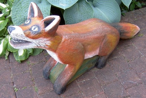 Tier drohender fuchs - fuchs, deko