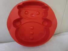 Tupperware Silikonform Schneemann in rot