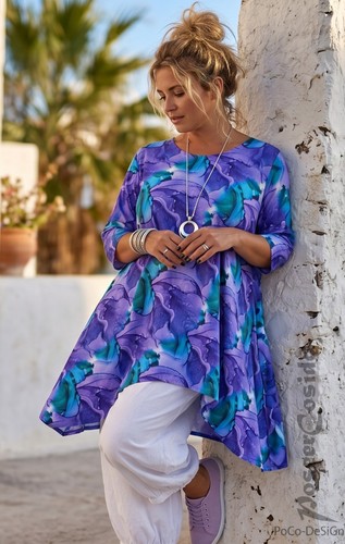 Lagenlook long shirt tunika - lagenlook, long-shirt