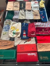 Pfeifenbeutel Konvolut  28 Stück - Pfeifenkartons 4 Kartons