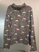 Mini Boden Rollkragen Shirt Einhornmotiv bunt  Gr. 152 11 Jahre süß !