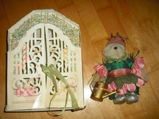 Muffy VanderBear Rose North American Bear mit Box 1993 Sammel-Teddy Plüschbär