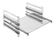 AEG 807835803 FlexiRunners 3-Fach Teleskopauszug 3 Paar = 6 Stück Vollauszug