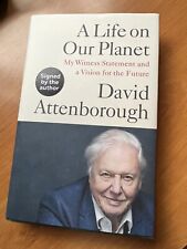 David Attenborough, Hand-SIGNED: A Life On Our Planet, 1st Edition, Brand New HB
