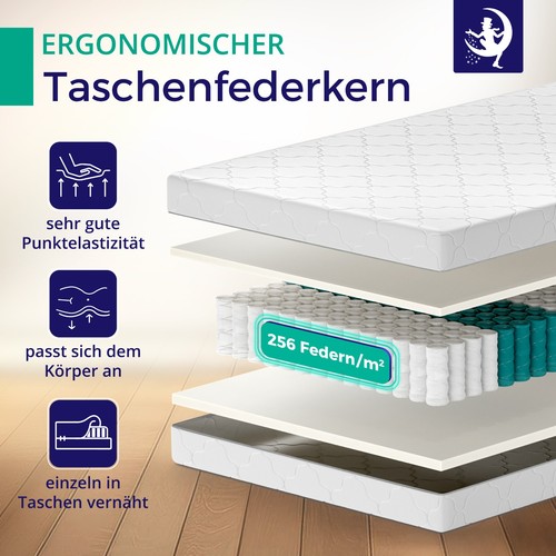 Taschenfederkernmatratze höhe - taschenfederkernmatratze,