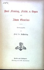 Paul Fleming, Friedrich von