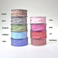 25m Dekoband kariert 40mm