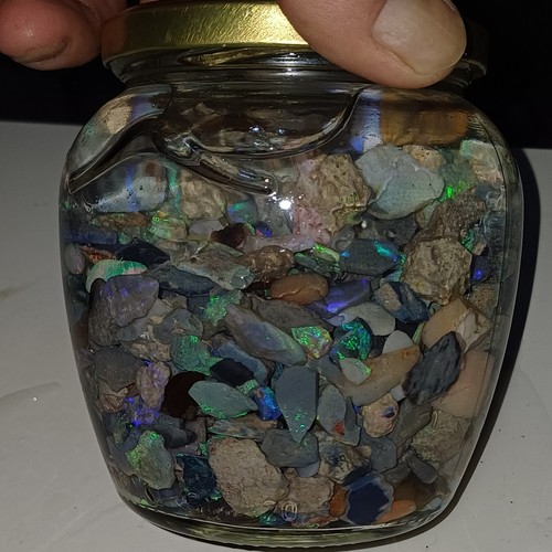 Natur opal roh - natur, 25