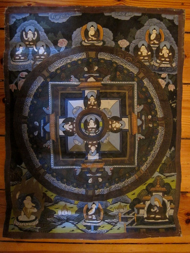 Original tibet thangka buddha - original,