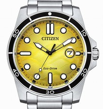 Citizen Sports ECO-DRIVE Solaruhr Herrenuhr 10 ATM WR - 41,5 mm AW1816-89X
