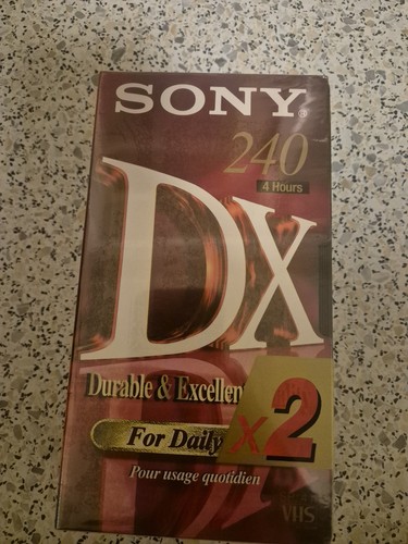 Sony 240 vhs - 2, dx