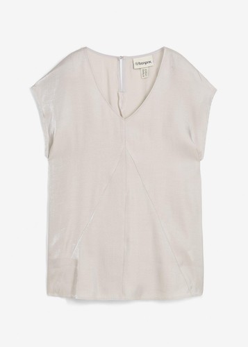 Bluse aus satin - bluse, gr.