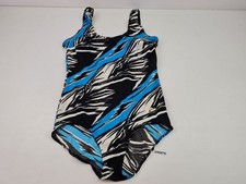 Badeanzug DDR schwarz weiß