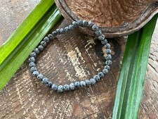 Lava Armband - Lava - NEU - Buddha - Yoga - Armband - NEU - grau - 4mm Perlen!!