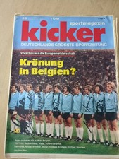 Unikat. EM 1972. Kicker. Orginales Autogramm. 6 St.  Mannschaftsfoto. Bayern 