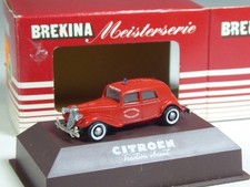 (YG-36) Brekina Meisterserie Citroen Traction Avant Sapeurs Pompiers in OVP