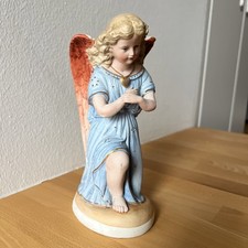 Engel Figur Bisquitporzellan