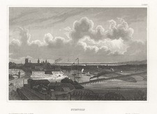 Stettin - Original Stahlstich