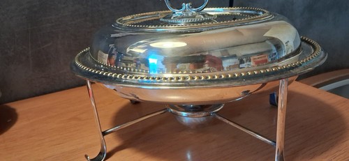 Vintage silberne ovale - silberne,,