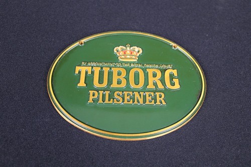 Zapfhahnschild tuborg pilsener - zapfhahnschild,