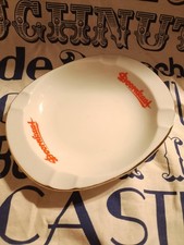 Alter Doornkaat Keramik Aschenbecher mit Goldrand Vintage Bar Kneipe Ascher 