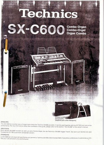 Technics c600 bedienungs - technics,