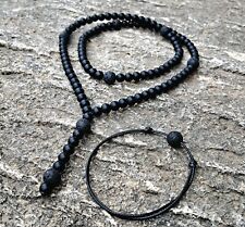 Schwarz Perlenkette aus echt